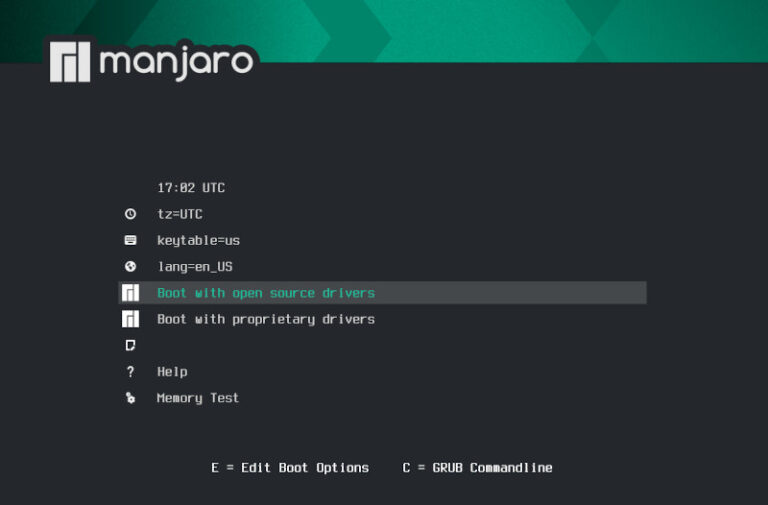 Manjaro uefi не грузится